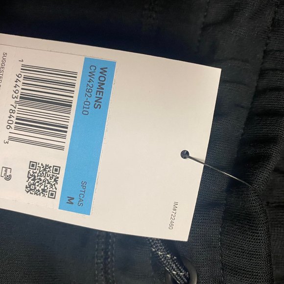 Nike Womens Black Sportswear Tech Fleece High Rise Standard Fit Jogger Pants - Picture 6 of 7